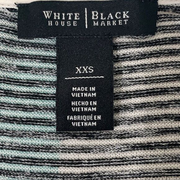 White House Black Market Striped Layered Tank, XXS - Picture 5 of 7